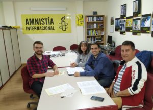 UPL se reúne con Amnistía Internacional y asume sus reivindicaciones