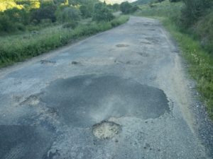 UPL solicita el arreglo de la carretera que da acceso a Montemayor desde Béjar