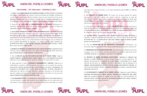 UPL presenta un programa electoral centrado en el desarrollo de Salamanca