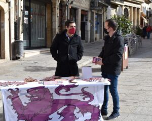 UPL sale a la calle en Ciudad Rodrigo para explicar las propuestas del partido