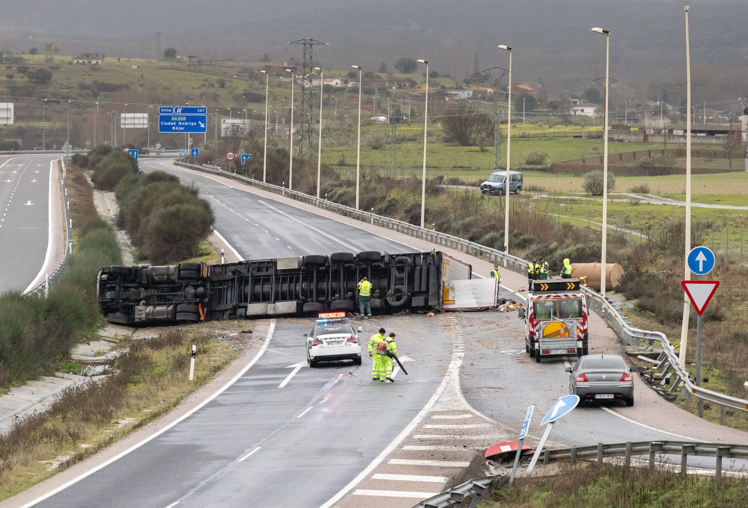 UPL lleva a las Cortes autonómicas el mal estado de la A-62 entre Salamanca y Ciudad Rodrigo y en la circunvalación norte de Salamanca