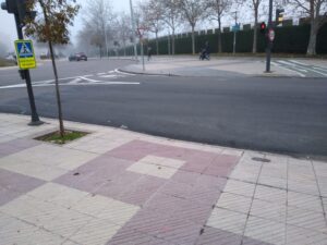UPL reclama que se vuelvan a pintar los pasos de cebra en el Barrio Vidal de Salamanca, al haber concluido el reasfaltado hace dos meses